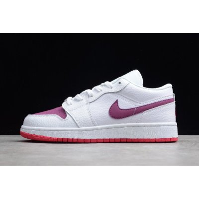 Nike Bayan Air Jordan 1 Aj1 Low Gs Valentine's Day Beyaz Basketbol Ayakkabısı Türkiye - WY8U13B0